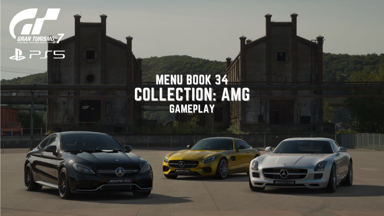 Gran Turismo 7 - Menu Book 34 - AMG - Gameplay - 4K 60fps HDR PS5