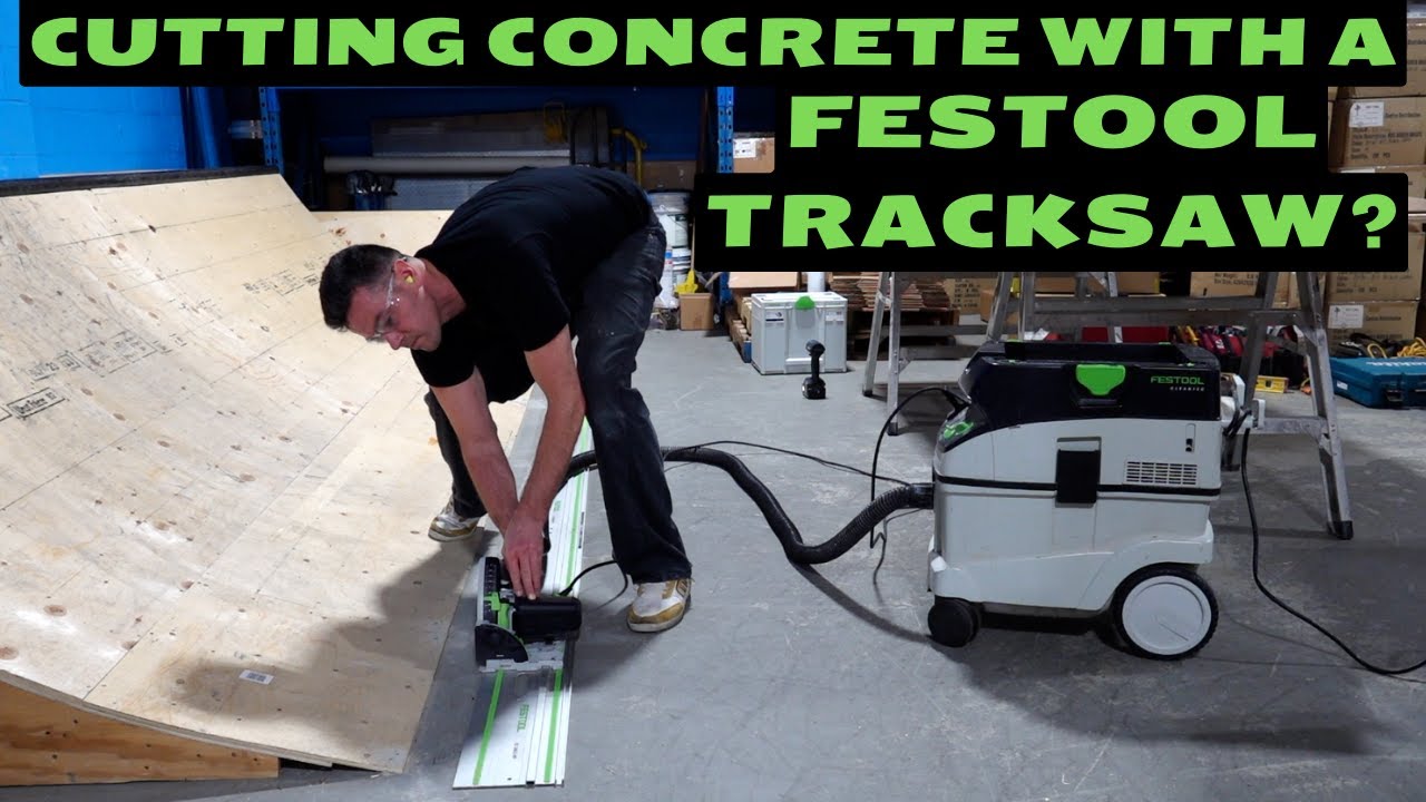 Я что, с ума сошел, раз использую свою дисковую пилу Festool для резки бетона?