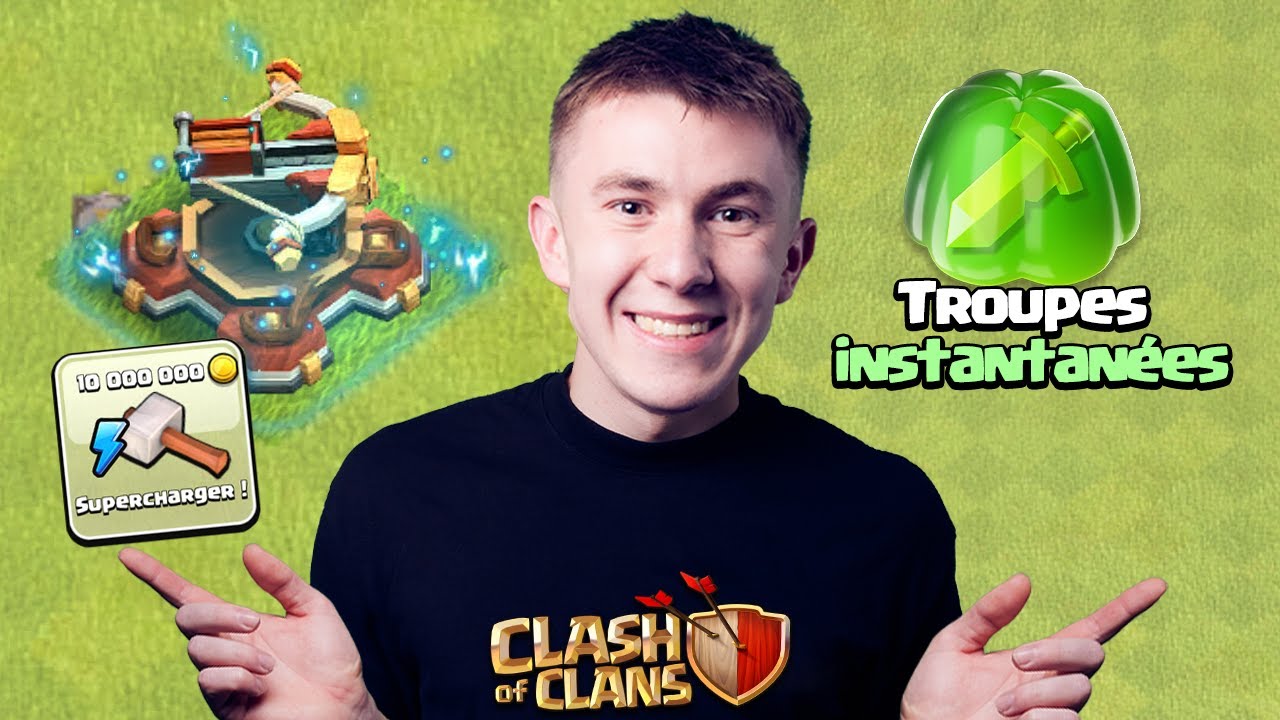 NOUVEAUX OBJETS et D&eacute;fenses SUPERCHARG&Eacute;ES ! Clash of Clans