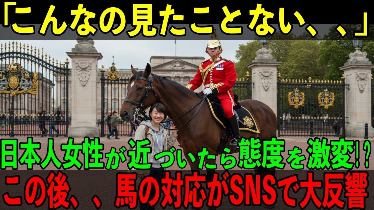 【海外の反応】「なんで日本人にだけこんな対応を！？」イギリス騎兵隊の馬の行動に世界が仰天…その背景とは？