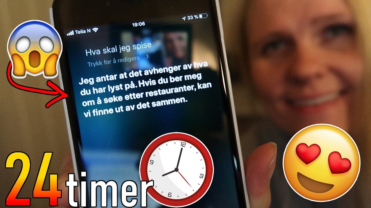 IPHONE-SIRI BESTEMMER HVA JEG SKAL SPISE I 24 TIMER!