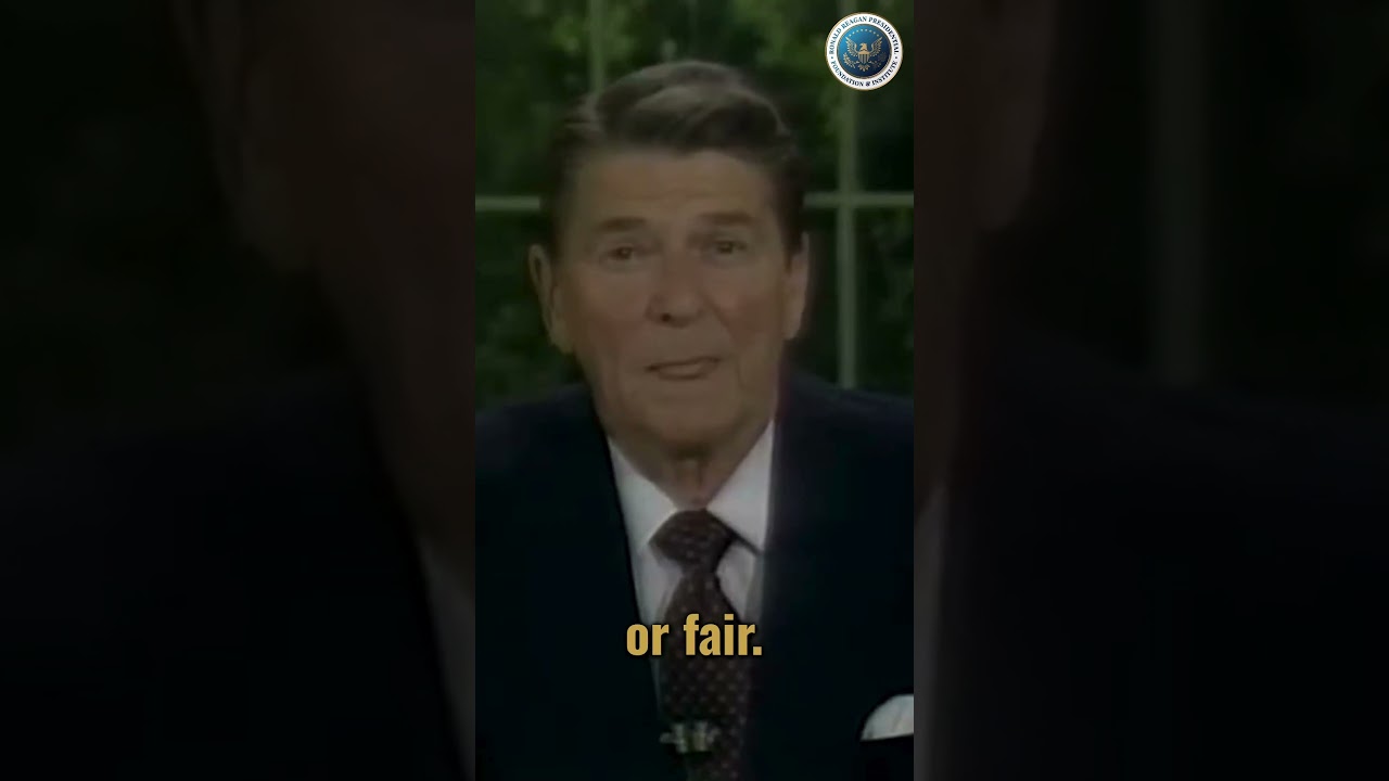 Ronald Reagan: Is It Fair? -- Justifying Tax Dollars