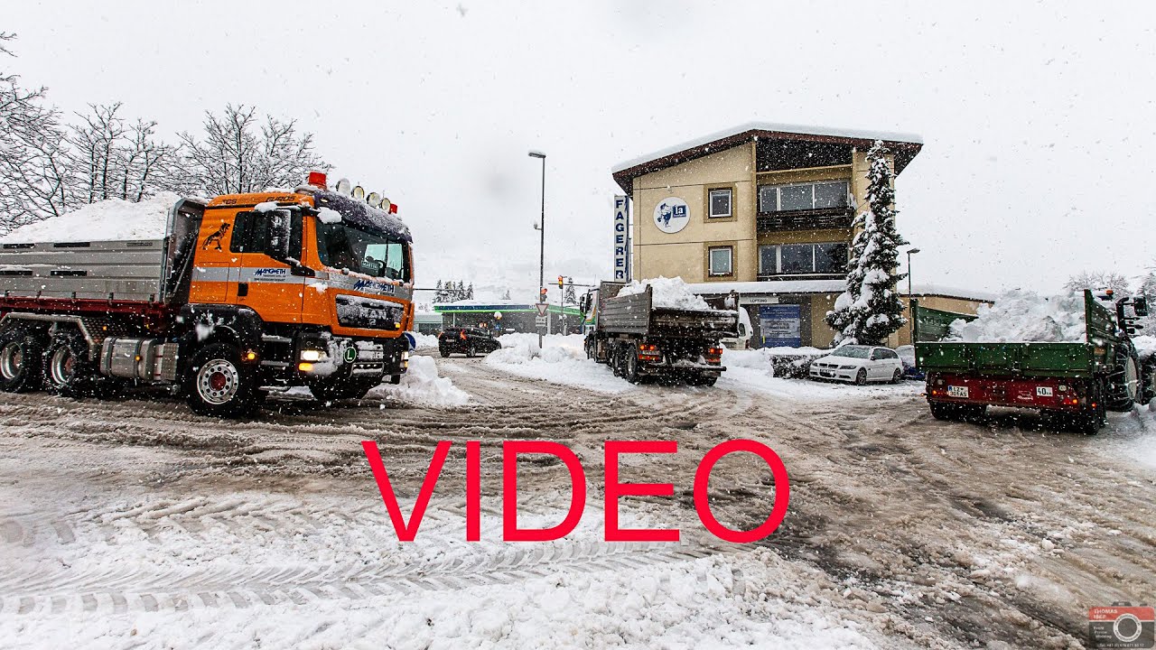 Massive Schneefälle in Osttirol 2020