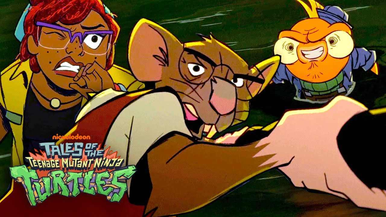 Splinter and April Fight a Goldfish! (Part 2) | Full Scene | Tales of the TMNT
