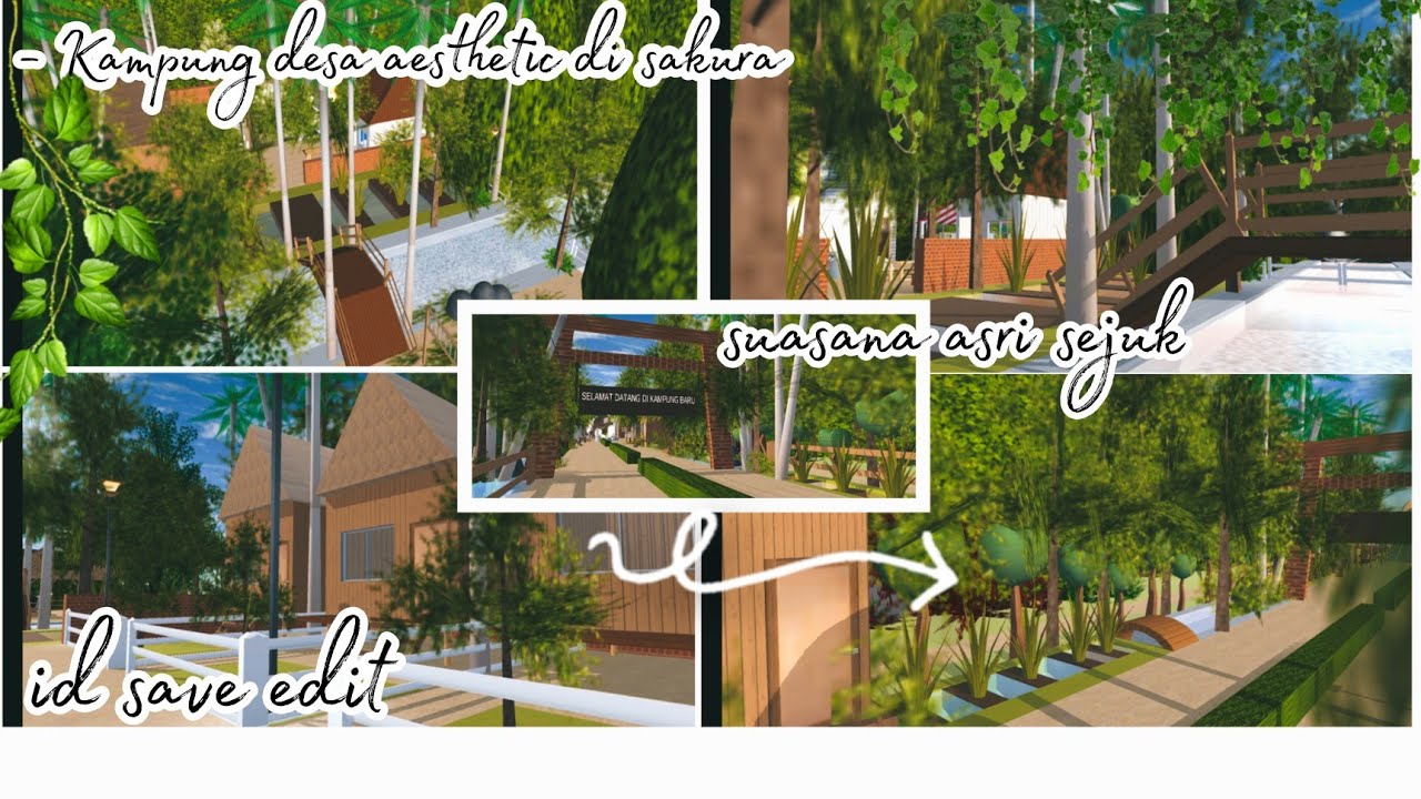 Desa kampung sakura[Id bisa di Sv+edit]sakura school simulator