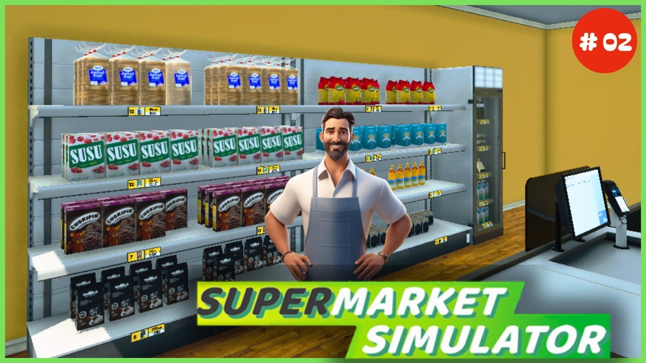 🛒Supermarket Simulator #02 | Nuevos productos y nuestro primer empleado | Español
