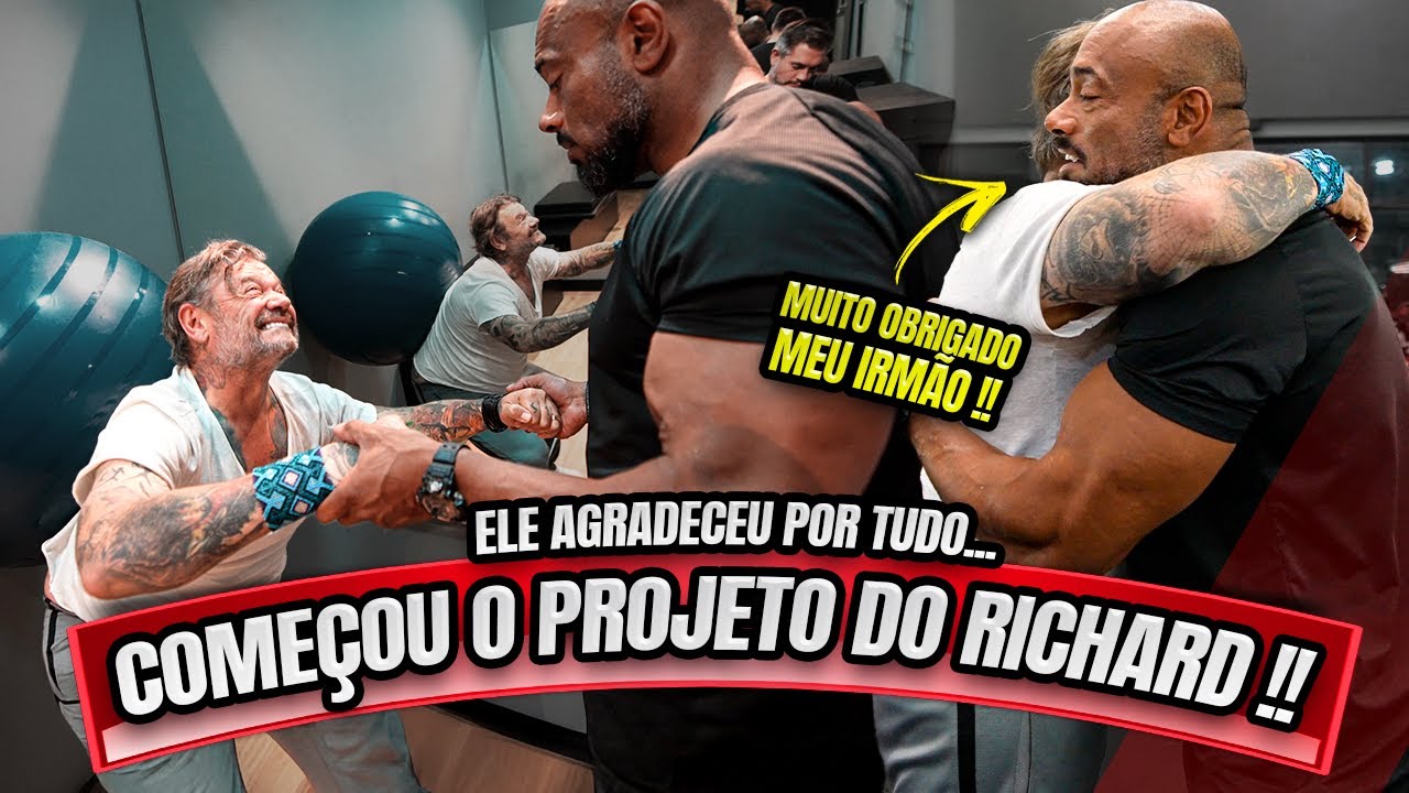 RICHARD SE EMOCIONOU COM O BALESTRIN - ELE INCIOU SEUS TREINOS !!!