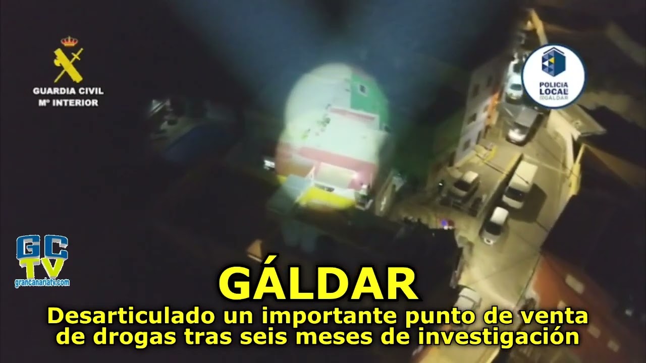 Desarticulado un importante punto de venta de drogas en G&aacute;ldar tras seis meses de investigaci&oacute;n #gra