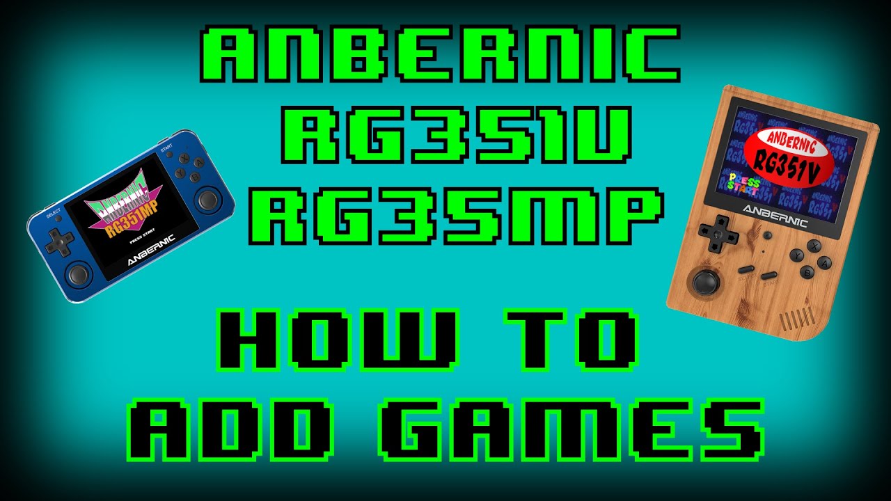 Anbernic RG351V и RG351MP | Как добавить игры в 351Elec или ArkOS