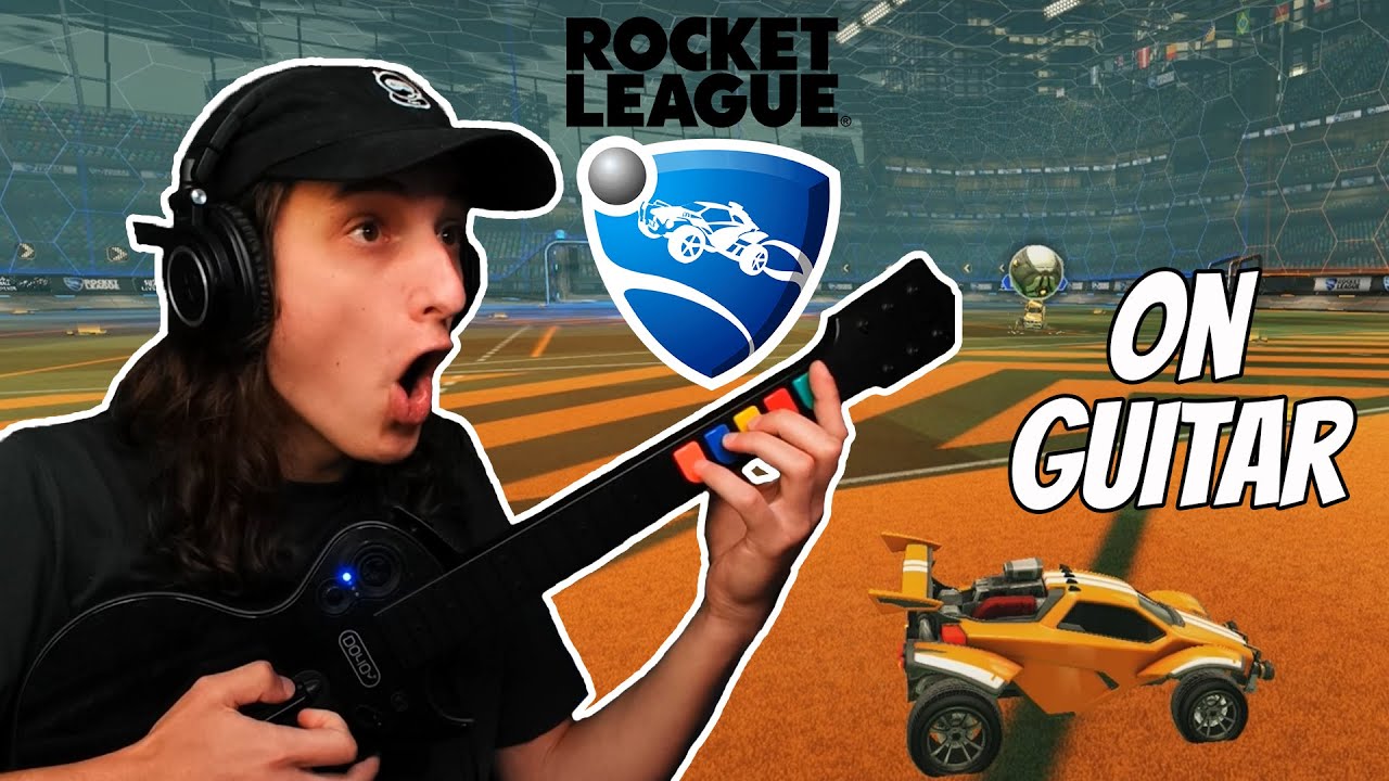 I played Rocket League on a Guitar Hero Guitar