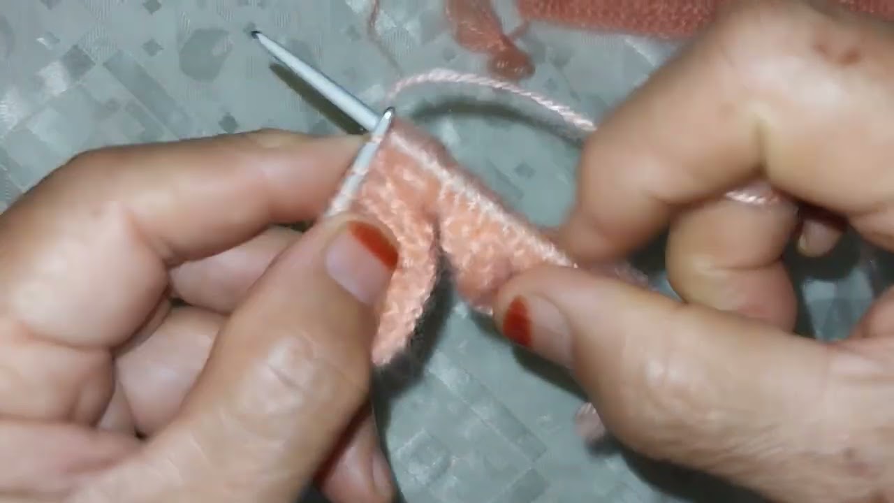 تعليم الحياكة للمبتدئين: غرزة على شكل قلب .Knitting Lessons For Beginners