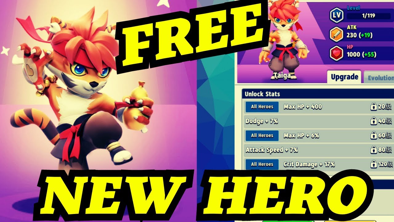 ARCHERO: NEW HEROES FREE! FIRST LOOK TAIGA! STRONG HEROES!