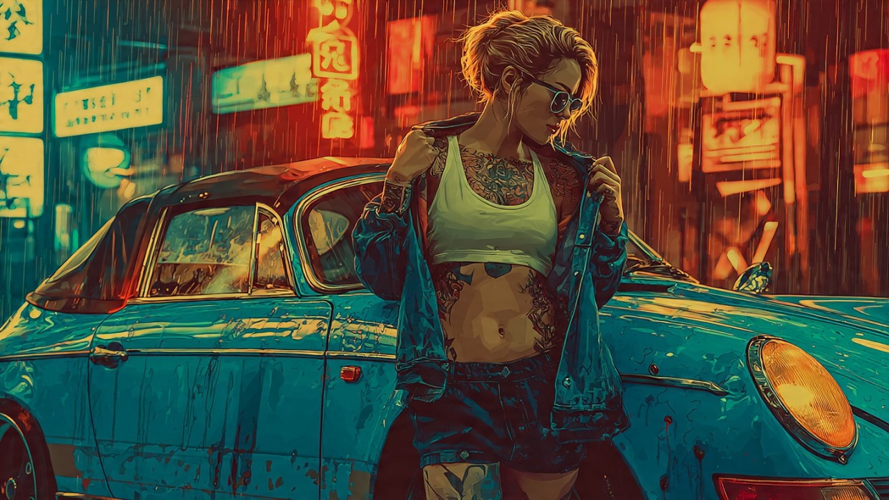 Neon Rain Reflections | Playlist — Vibe Music | Chill Trap Soul • Stoner Vibes Broadcast 54