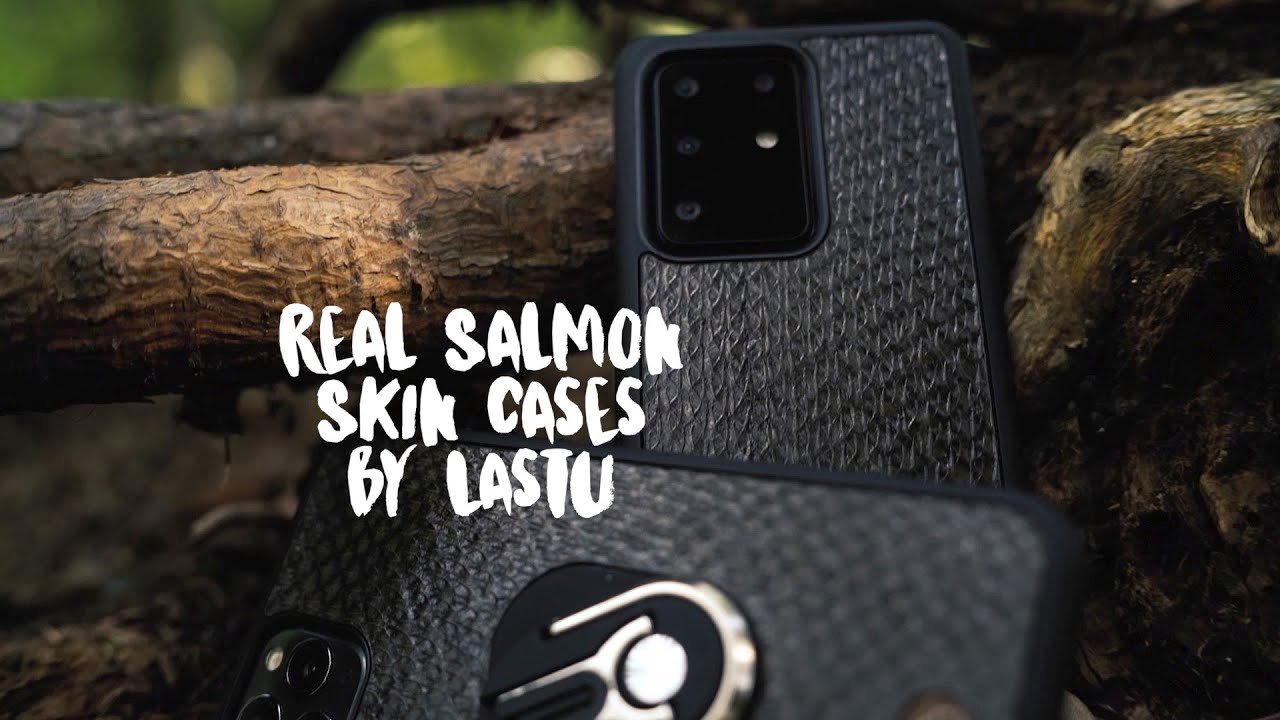 Real Salmon Skin Cases by Lastu