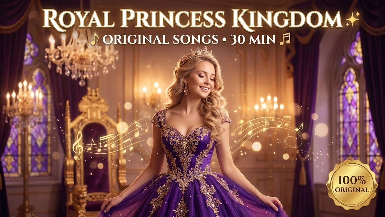 👑 Royal Princess Kingdom ✨ Original Fantasy Songs & Enchanted Ambience for Dreams 30 Min