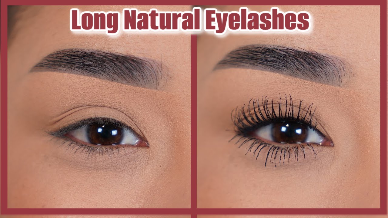 How To Apply Mascara | Long Natural Eyelashes
