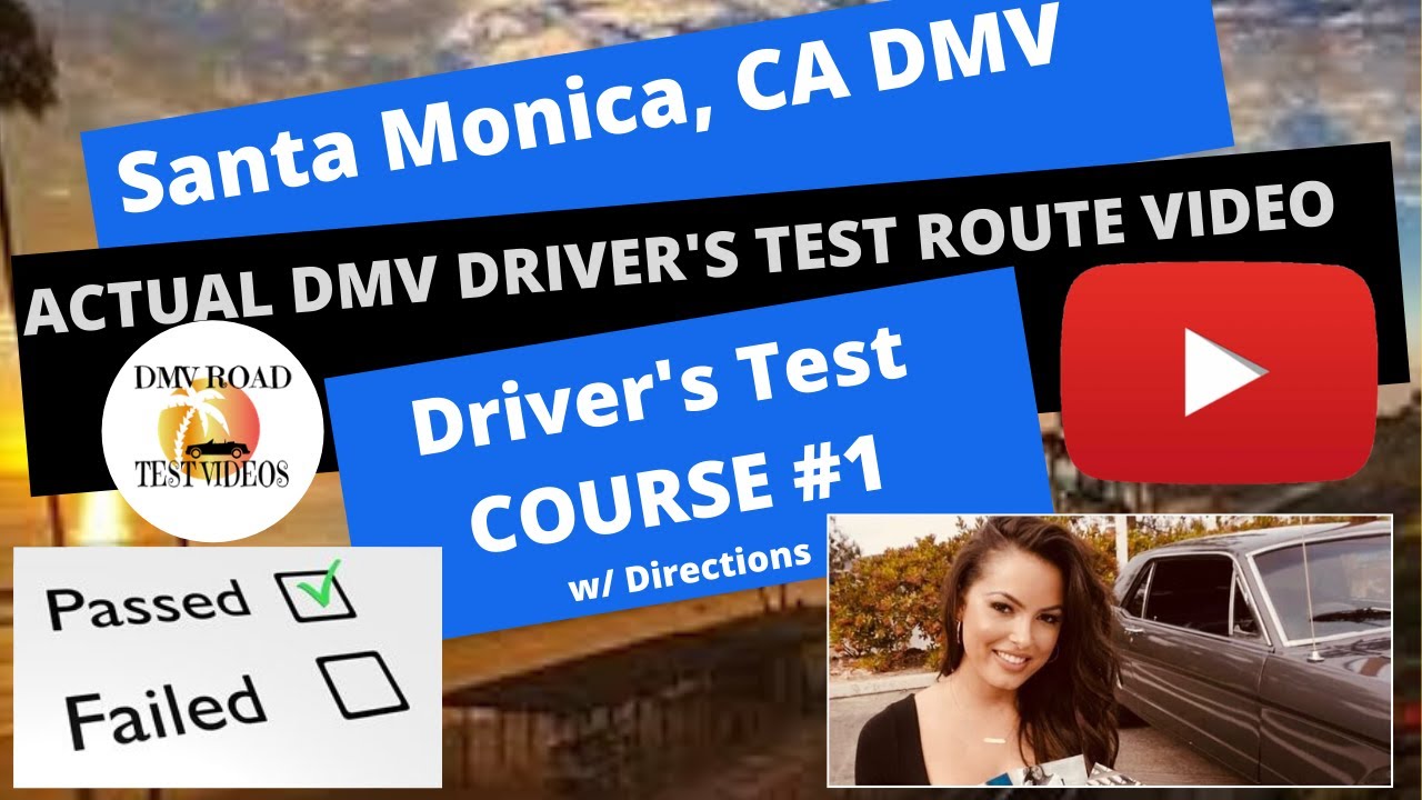 *ACTUAL TEST ROUTE* Santa Monica DMV #1 Behind The Wheel Driver's License Course Video. Tips to Pass