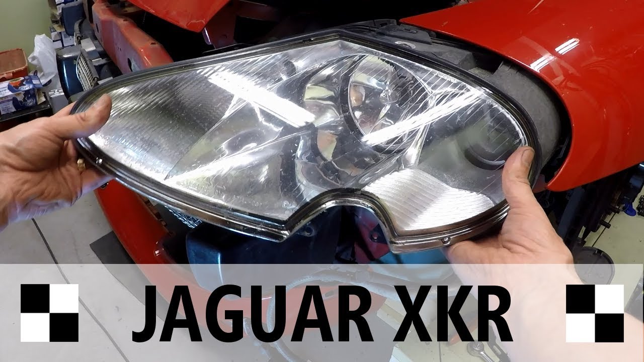 Jaguar XKR Bumper, Headlight and Headlamp Levelling Actuator Removal