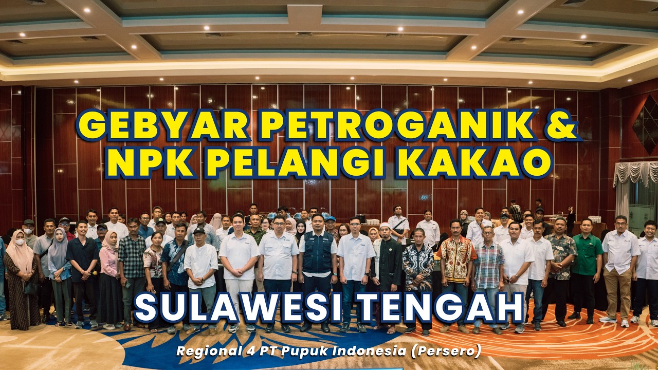 Semarak di Palu, Sulawesi Tengah! Gebyar Petroganik & NPK Pelangi Kakao Kembali Beri Apresiasi Umroh