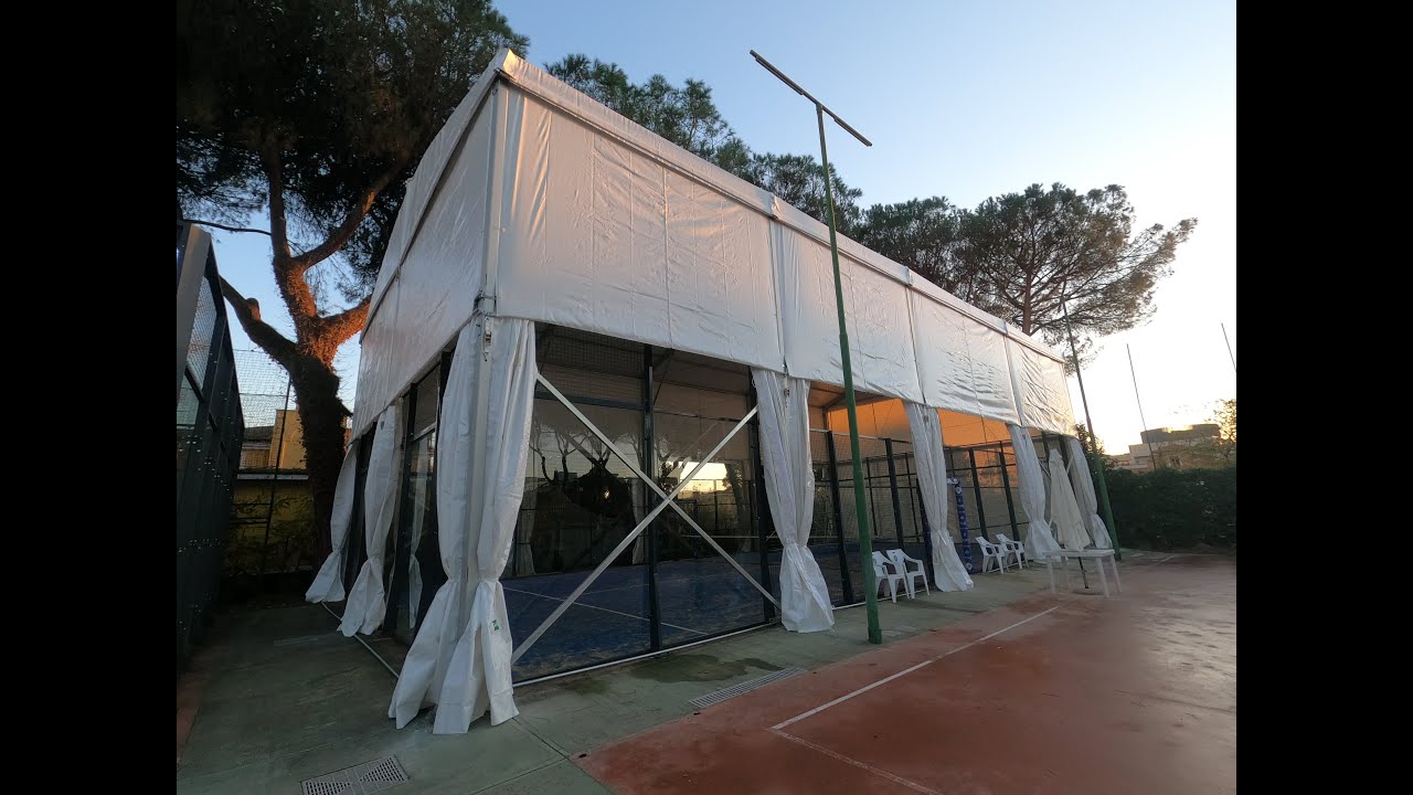 Copertura in alluminio da Padel - GSport Padel Village
