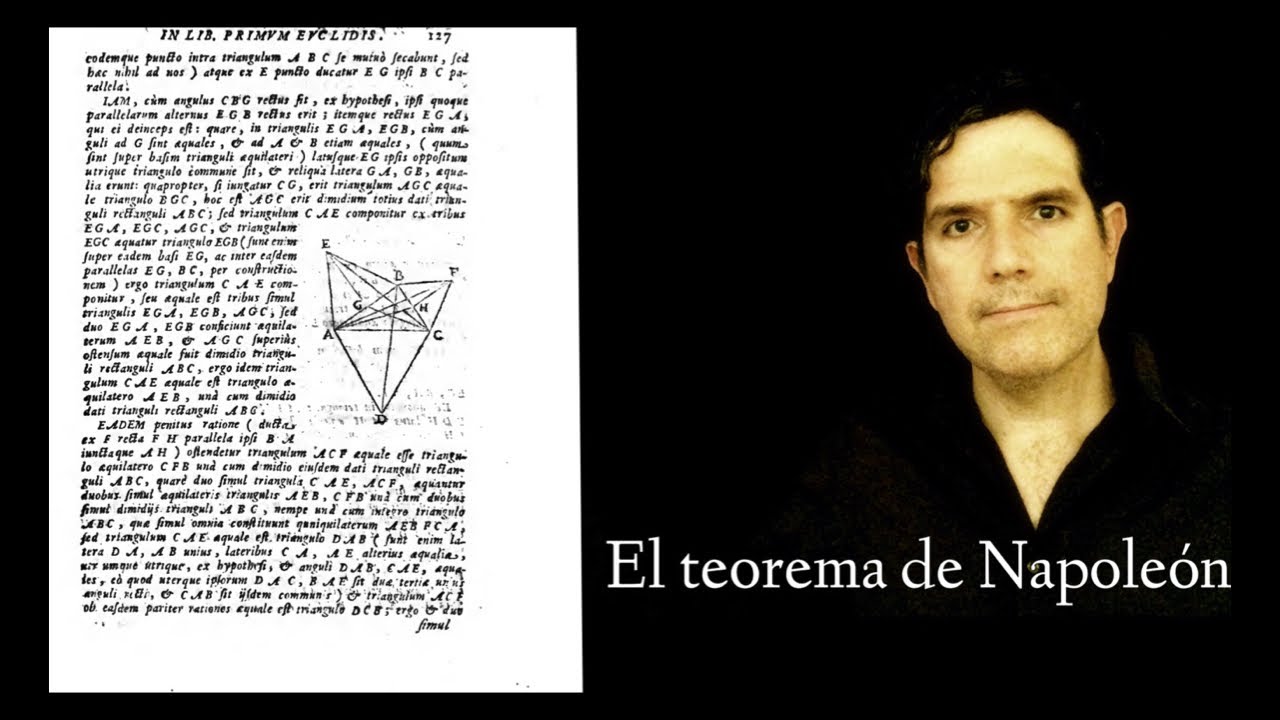 El teorema de Napoleón / El triángulo de Napoleón.
