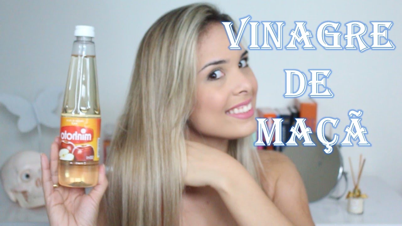 Para cabelo elástico, hidratação com Vinagre de maçã | SE INSCREVA NO CANAL