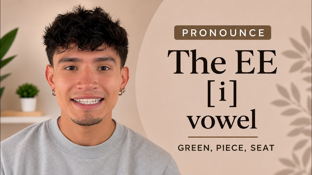 How to make the EE [i] vowel - American English