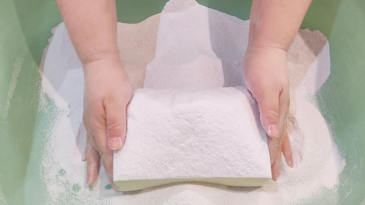 Laundry Powder Play 🤍 ASMR