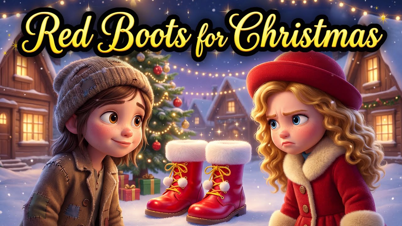 The Red Boots for Christmas | A Heartwarming Christmas Story for Kids | 3D Animation
