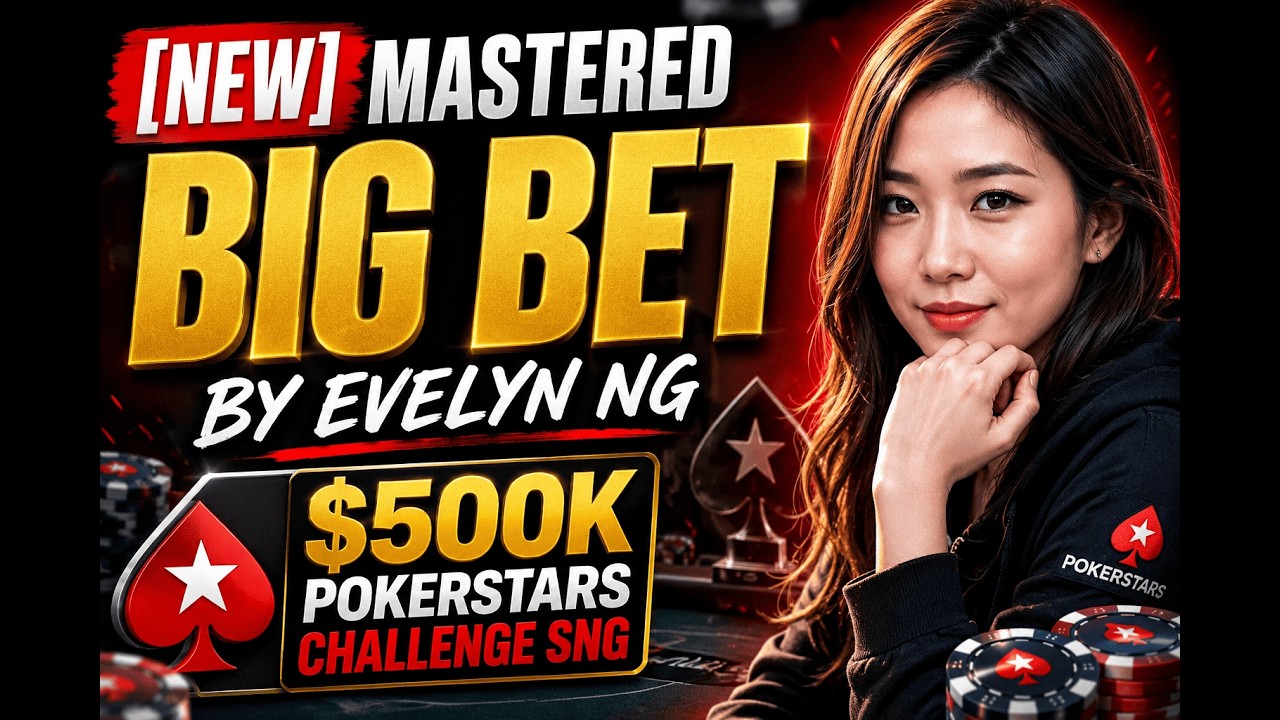 Освоил BIG BET Poker от Эвелин Нг | Челлендж $500K в SNG на PokerStars
