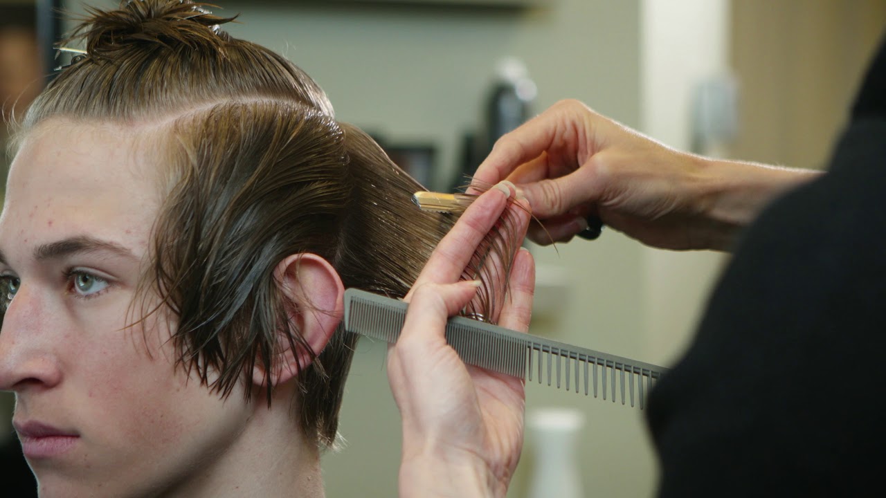 Medium Men's Razor Haircut