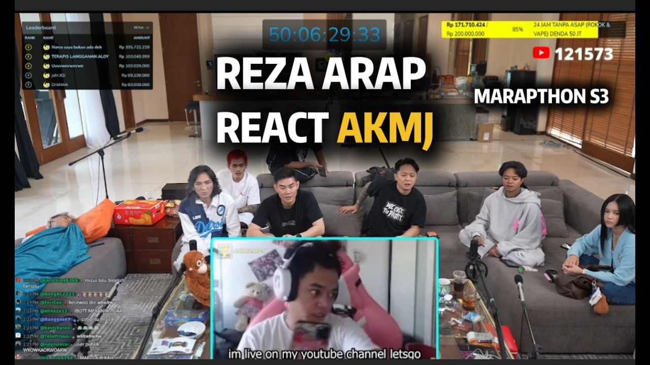 REZA ARAP REACTION AKMJ