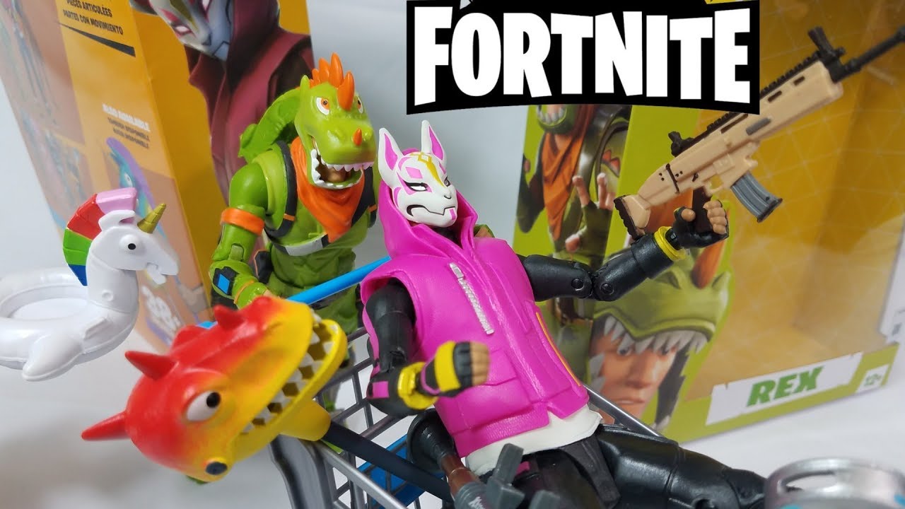 NEW FORTNITE ACTION FIGURES DRIFT & REX REVIEW