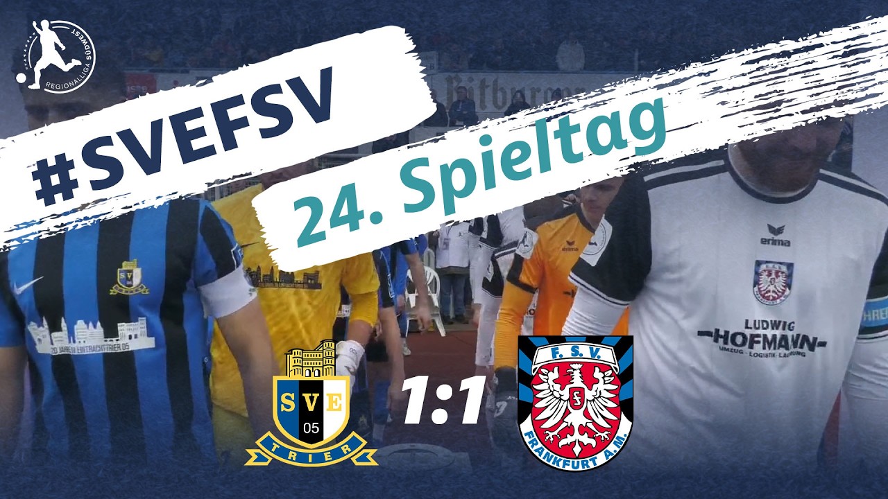 Punkteteilung 😱 | SV Eintracht Trier - FSV Frankfurt | 24. Spieltag RLSW