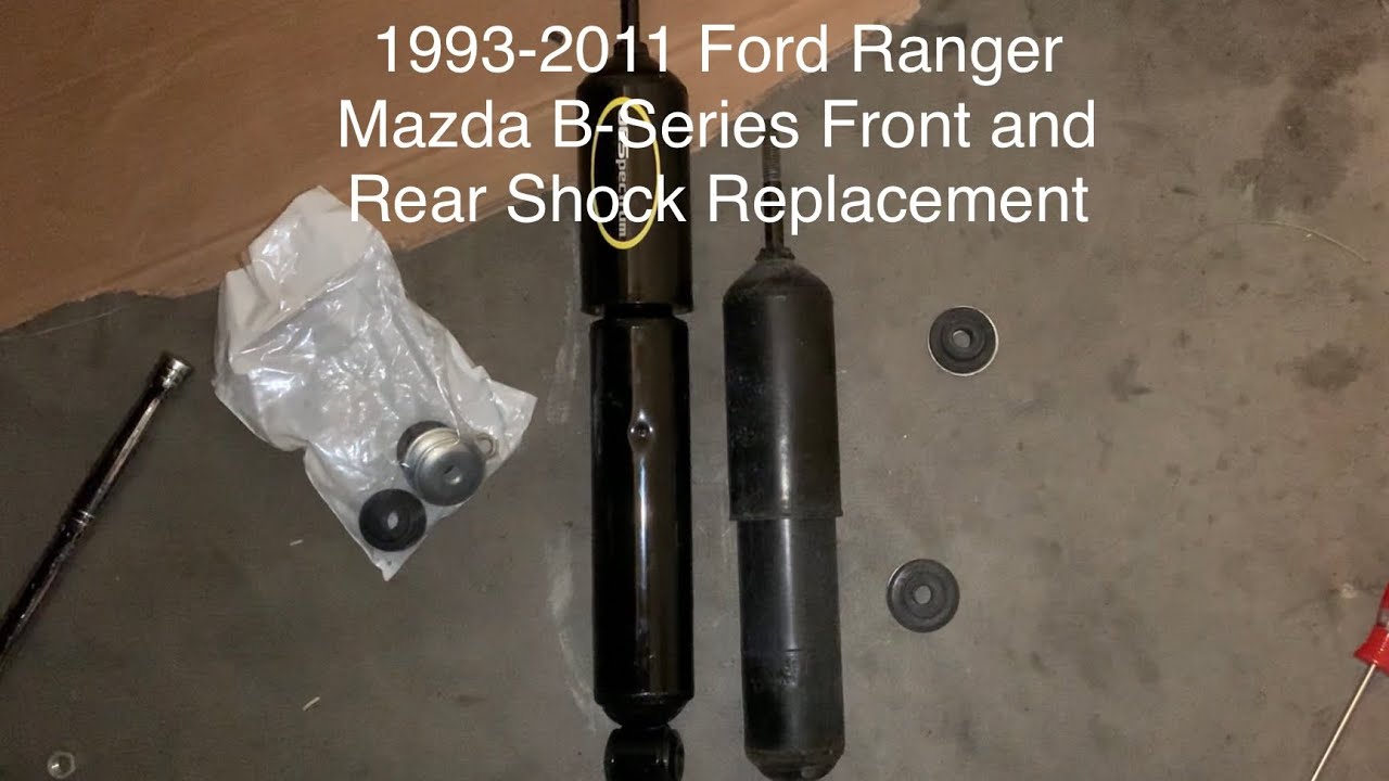 Замена передних и задних амортизаторов Ford Ranger Mazda B-Series 1993-2011 гг.