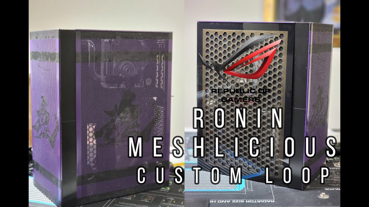 12900K/ 3080 Ti FE Custom EK Meshlicious Build (Ronin)