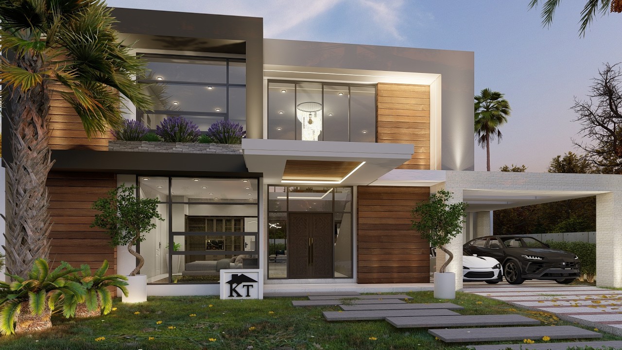 5bedrooms house design[13mx17.36m]model0175