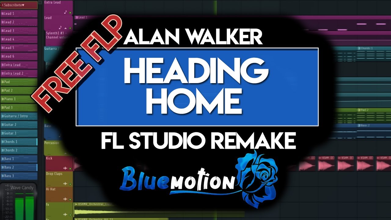 Alan Walker - Heading Home 2016 (Instrumental/FL Studio Remake) FREE FLP