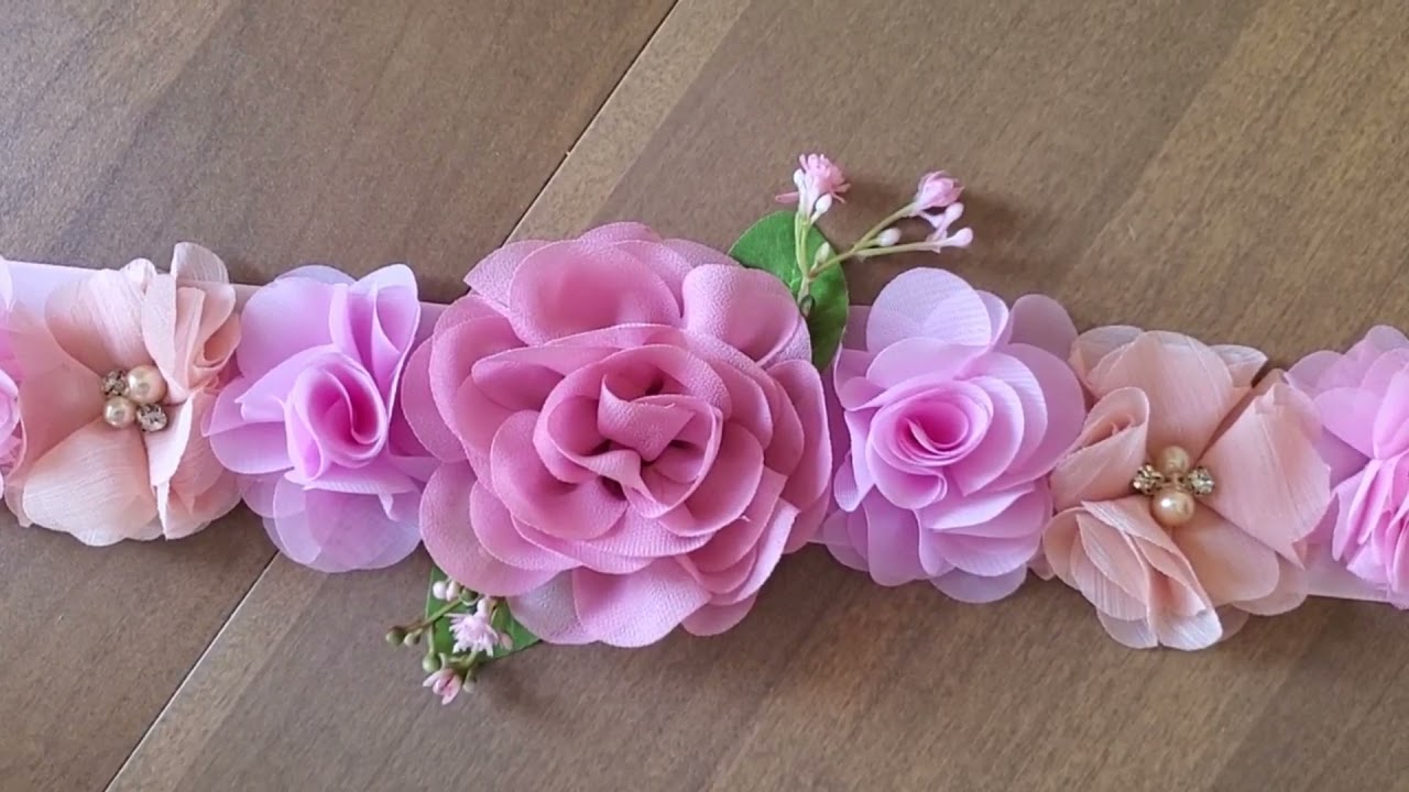 DIY Maternity Sash Tutorial - How to Make a Maternity Sash