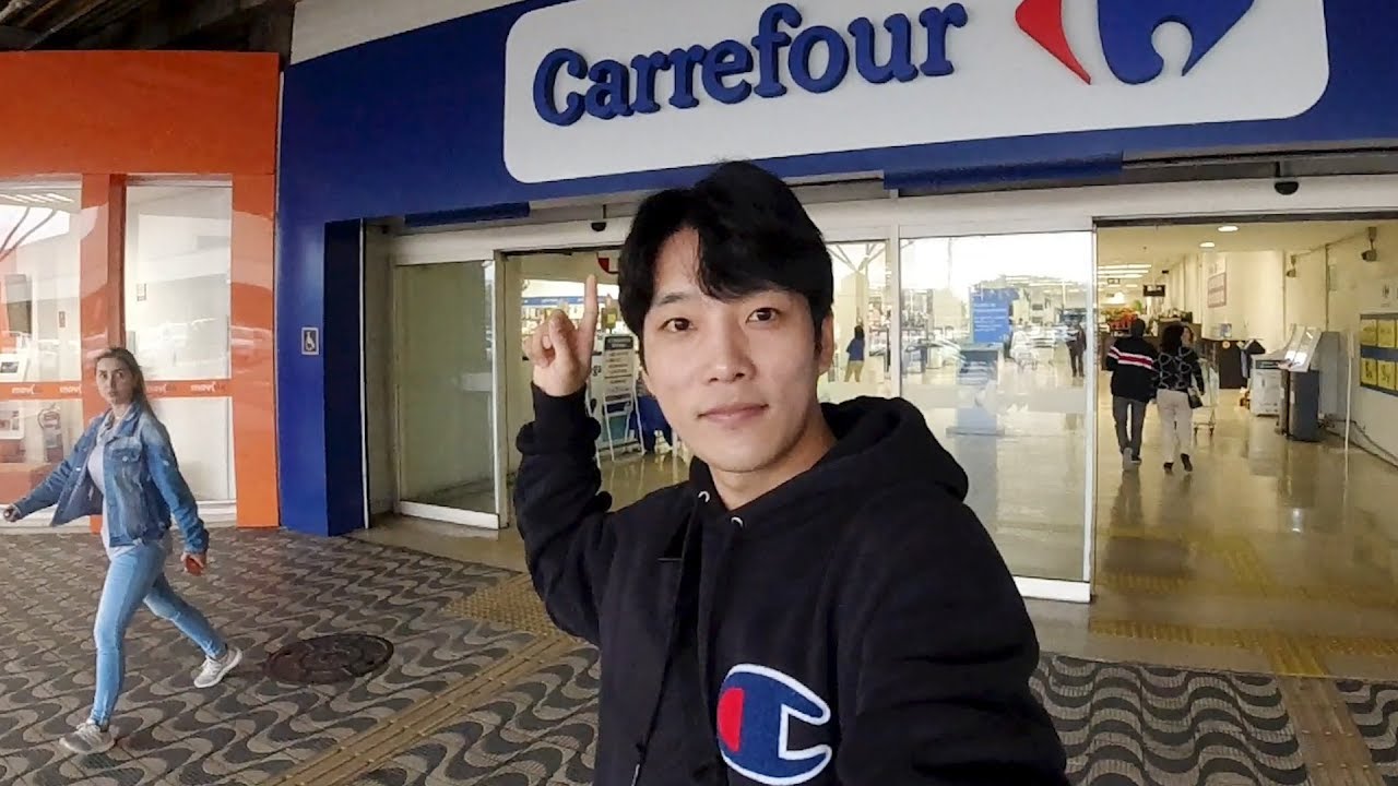 VISITANDO UM SUPERMERCADO NO BRASIL [ COREANO RICO ]