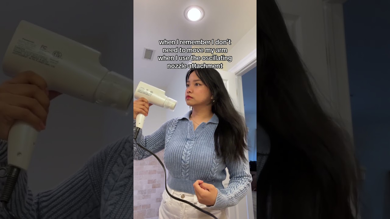 Stop Moving your arm when blow-drying your hair with this Panasonic Hair Dryer!
