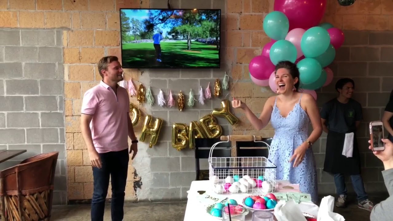 BEST BABY GENDER REVEAL IDEA - EGG ROULETTE - SO FUNNY!