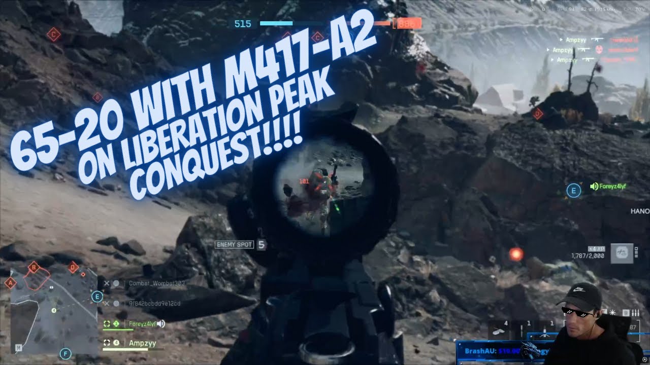 This gun is INSANE!! 65-20 with M417-A2 on Liberation Peak Conquest - BATTLEFIELD 6!!!! [FULL GAME]