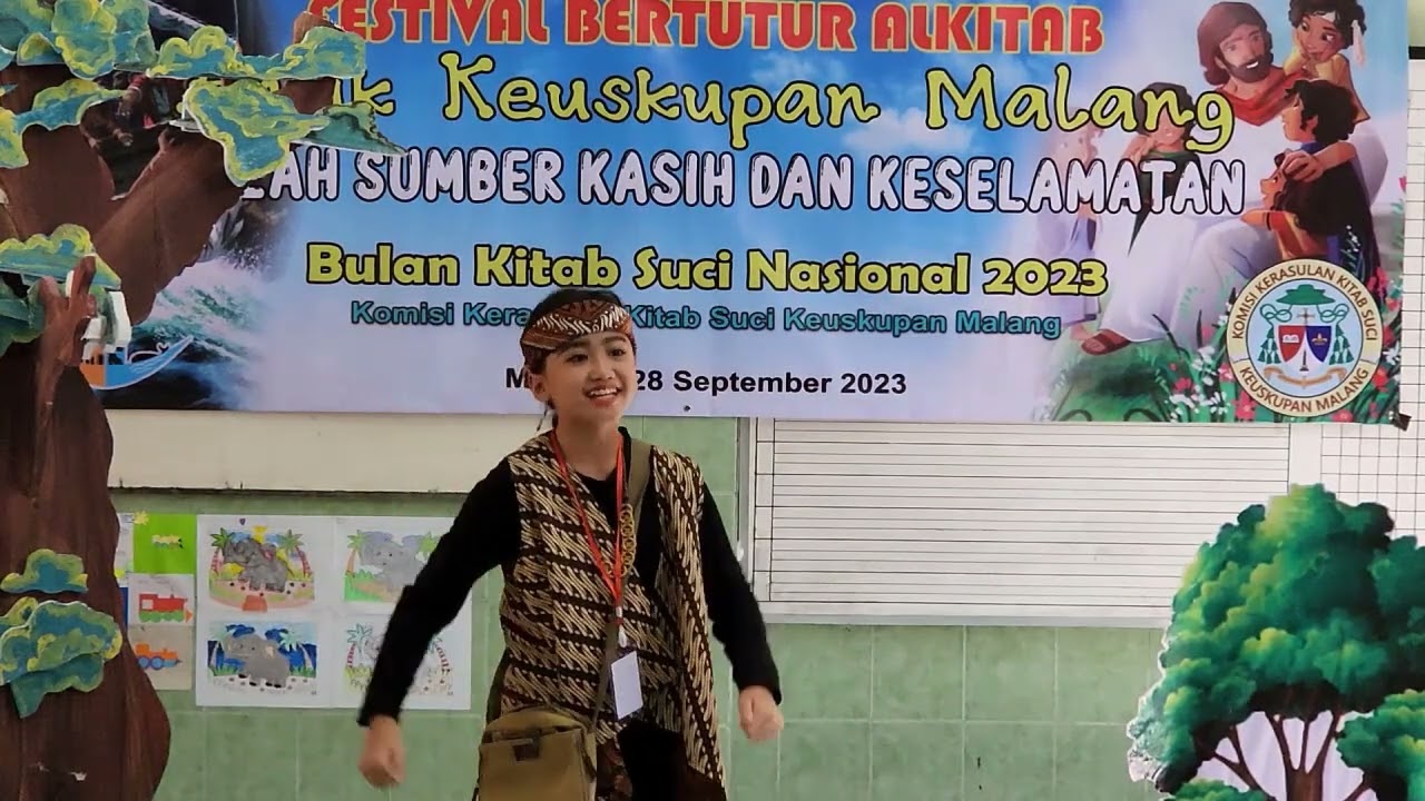 Daud dan Goliat Seri Bertutur Kitab Suci Kategori Kelas 4-6 #bksn2023