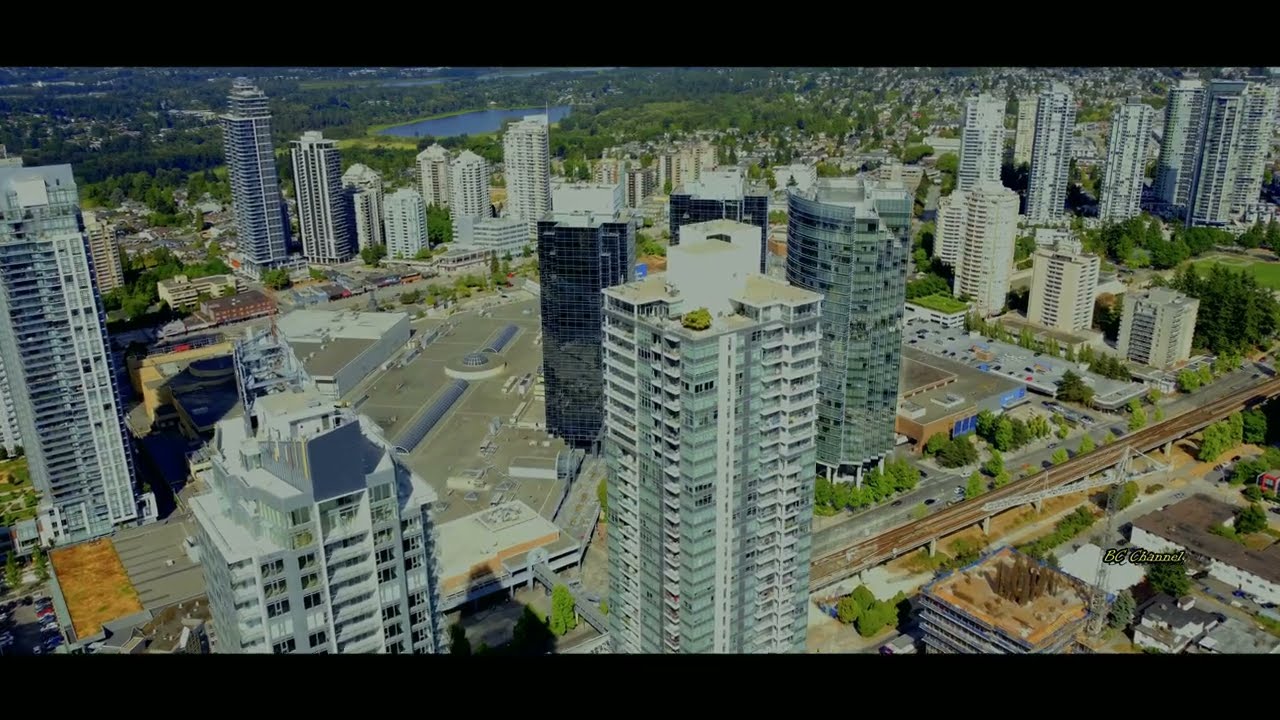 Burnaby British Columbia by drone