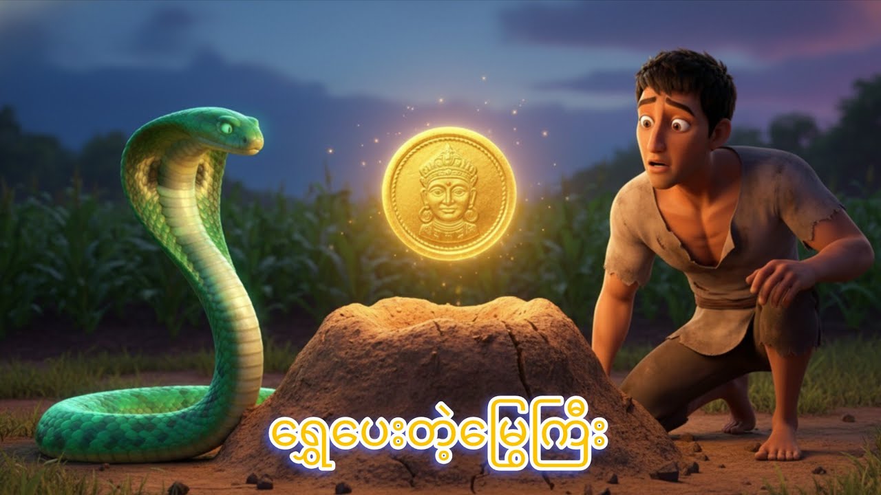 [Eng Sub] ရွှေပေးတဲ့မြွေကြီး | The Snake That Gives Gold | Once Upon A Time - ဟိုးရှေးရှေးတုန်းက