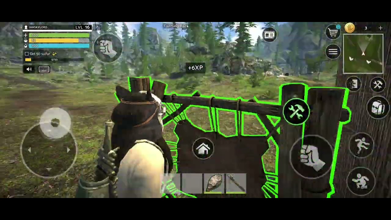 Collection Sulfur And Iron ore for Creating Crossbow in Tomorrow RCS  part-16. #openworld #trending
