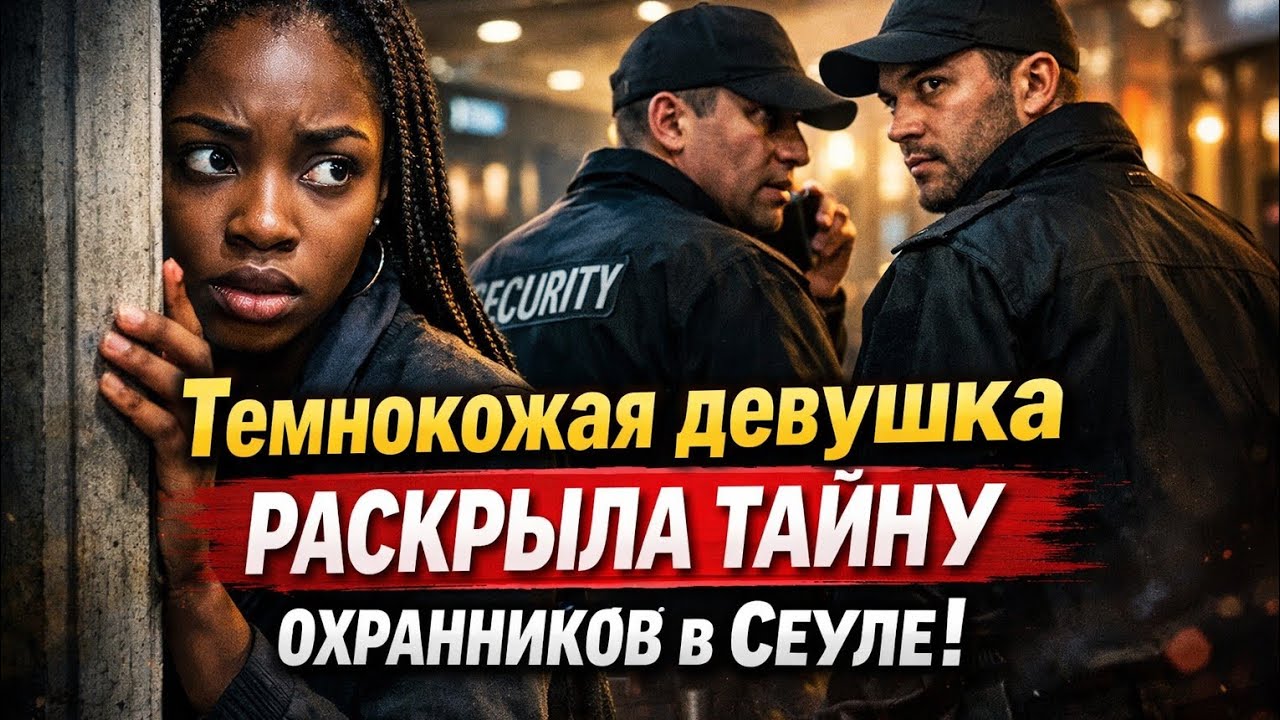 Темнокожая девушка раскрыла тайну охранников в Сеуле!