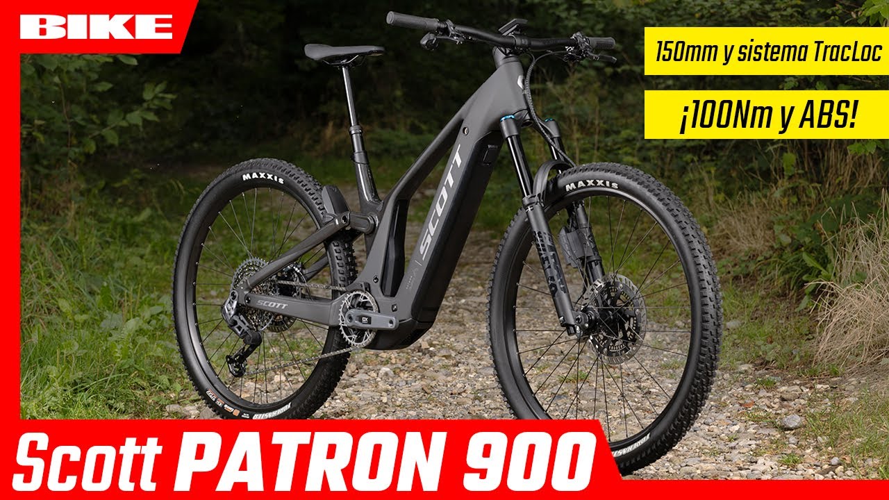 Scott Patron 900, motor Bosch hasta 100Nm, 150 mm de recorrido... ¡¡y frenos ABS de Bosch!!