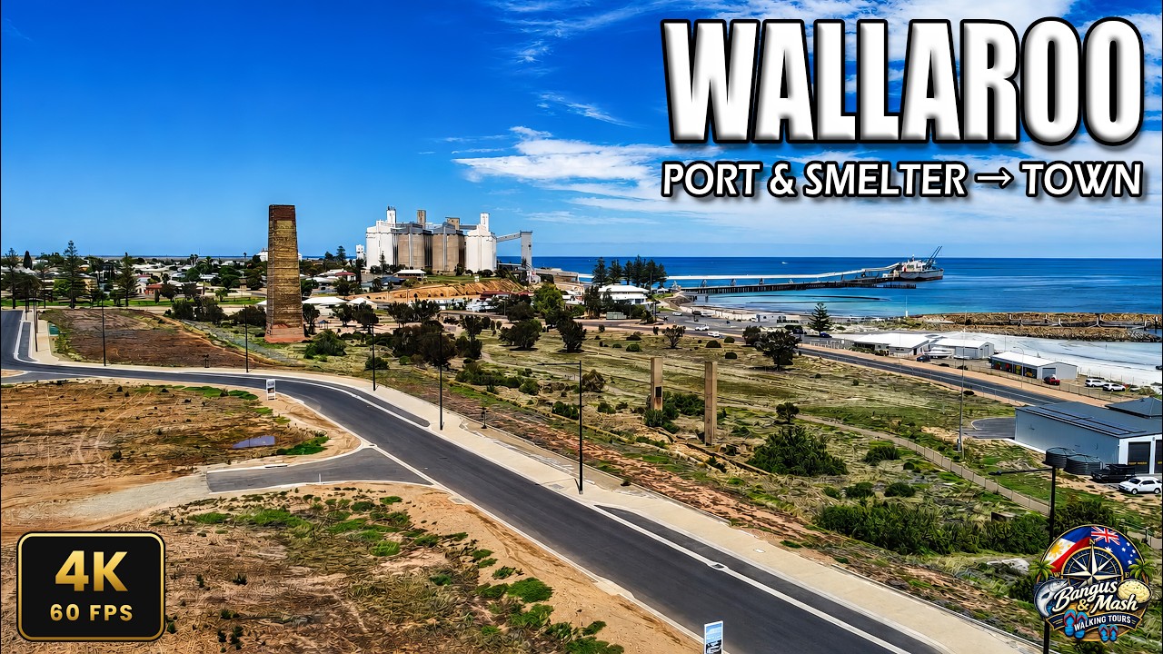 Wallaroo, South Australia Walking Tour [4k-60fps] | Copper Coast  🇦🇺 🦘